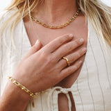 Martina Gold Link Necklace