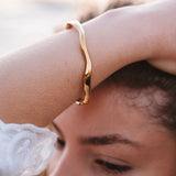 Wave Bracelet - Gold