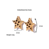 Embellished Star Studs