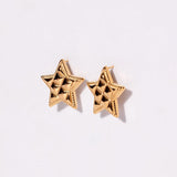 Embellished Star Studs