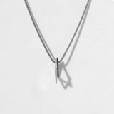 Geo Necklace & Pendant - Silver