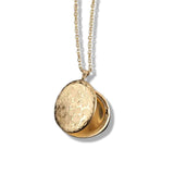 Edwina Vintage Round Locket - Gold