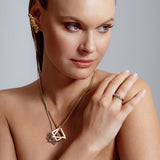 Geo Necklace & Pendant - Silver