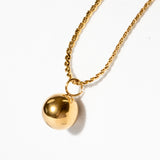 Gold Ball Pendant